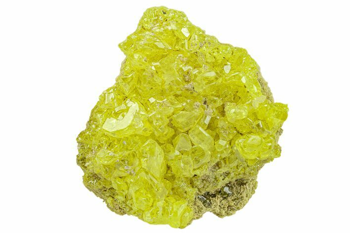 Bright-Yellow Sulfur Crystals - Bolivia #301849